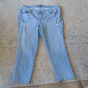 Sz22 Torrid Boyfriend Straight Vintage Stretch Jeans